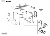 Bosch 2 610 914 514 RA1180 Routing Table Spare Parts